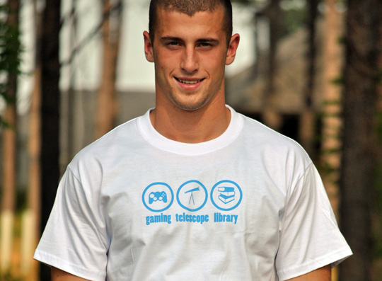 Model in GTL T-Shirt