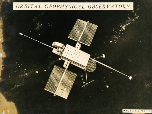 Orbital Geophysical Observatory Satellite Conceptual Drawing