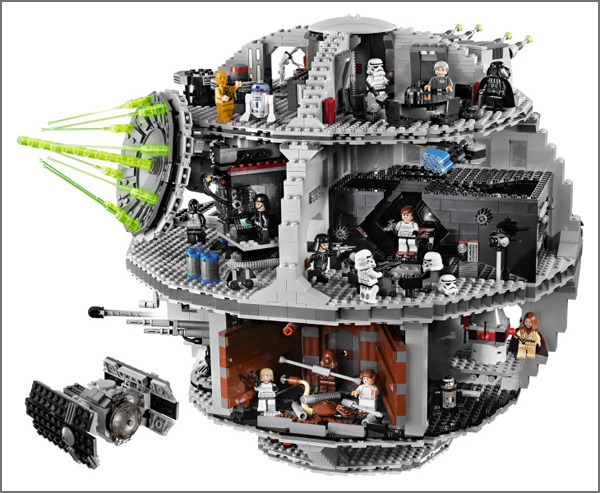 Lego Death Star from the Star Wars Movies