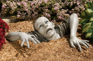Zombie Garden Statue